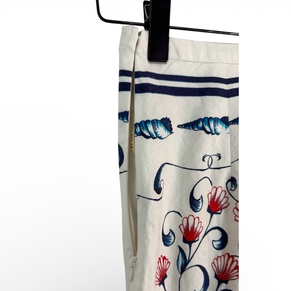 Farm Rio x Anthropologie Linen Blend Midi Skirt Large NWT - Picture 8 of 13